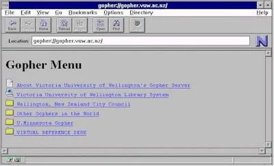 Gopher search engine